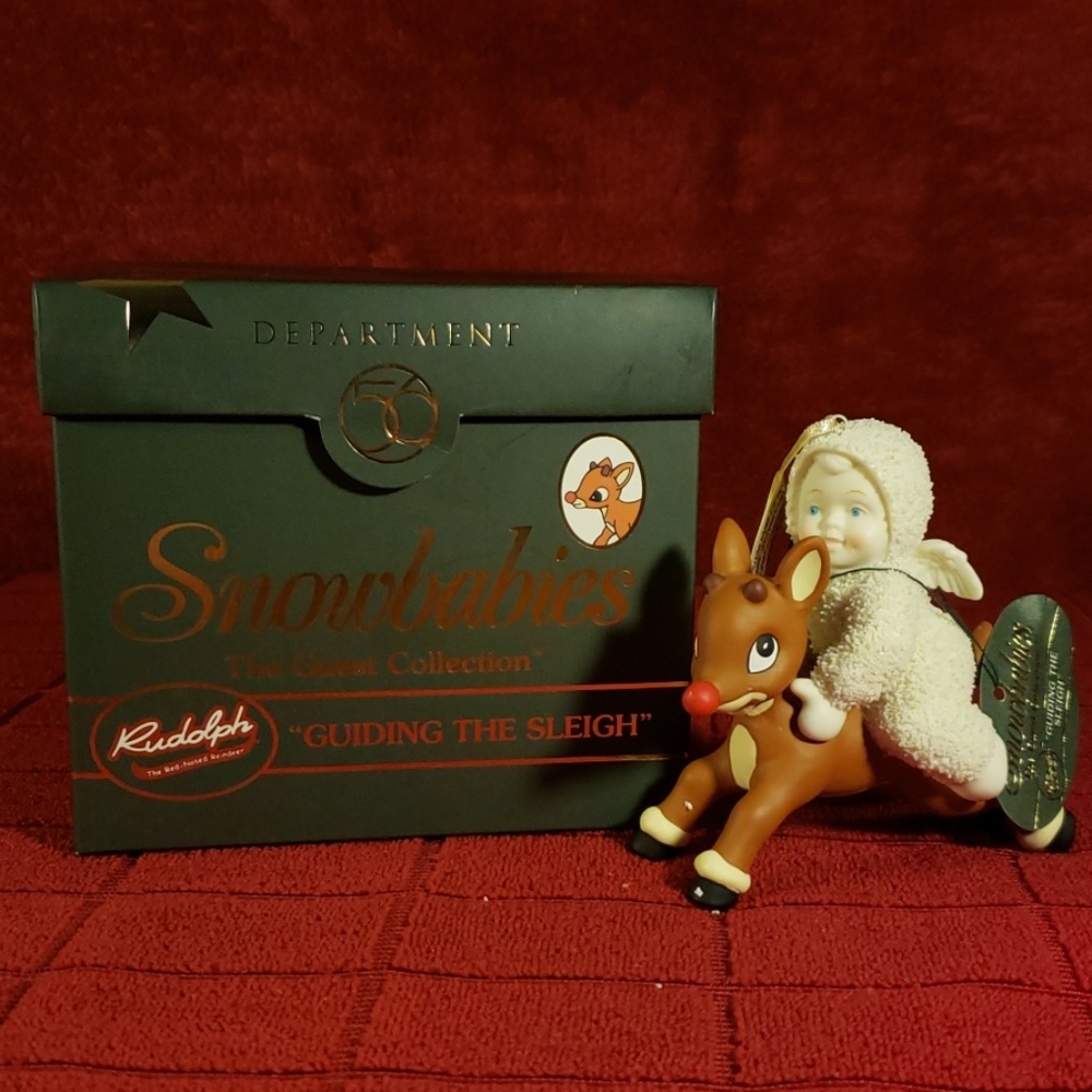 Snowbabies Department 56 "Guiding The Sleigh"